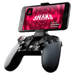 SHAKS S3b Mobile Game Controller per Android, Windows, macOS, iOS, X-Cloud, Stadia, GeForce - Bluetooth Gamepad wireless, alimentato da Qualcomm, 8 h d'utilisation. App de cartographie