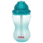 No-Spill Nûby sugrörsmugg Flip-It 360ml från 12 månader i aqua