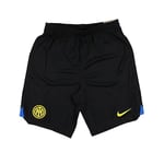 Inter FC DX2785-010 Inter Y NK DF STAD Short HA Shorts Unisex Black/Lyon Blue/Vibrant Yellow Taille XS
