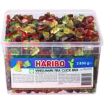 Haribo Vingummi Fra Click Mix 2,85 Kg I Plastbøtte