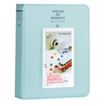 Cpano 64 Pockets Photo Album Compatible with Instax Mini 11/Mini 9/Mini 8/Mini/90 Mini 25/Instax Mini Liplay/Polaroid Snap PIC-300/HP Sprocket/Kodak Mini 3-Inch Film.(Ice Blue)