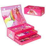 Barbie Art Set, Arts and Crafts for Kids, Colouring Sets for Children, Gifts for