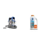 Bundle of Vax SpotWash Duo Spot Cleaner | Lifts Spills and Stains from Carpets, Stairs, Upholstery + Vax 1-9-142409 SpotWash Antibacterial Solution-1L Spot Washer Solution, Plastic