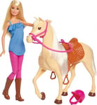 Barbie med hest Barbie Dukker FXH13