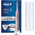 Oral B Pro 3 3500 Electric Toothbrush with Travel Case - Pink - PRO3500PNK
