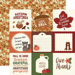 Echo Park Papper - I Love Fall 4"x4" Journaling Cards