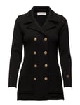 Victoria Jacket Designers Double Breasted Blazers Black BUSNEL