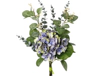 Konstväxt Hortensia Hydrangea mix bukett ca 56cm blå