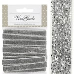 Creativ Dekorationsband Glitter Silver - 10 mm Skagen 5 meter