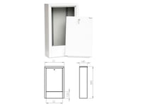 Sigma-Li 6-Section Wall Mounted Cabinet - Szn-2