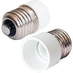 Light Bulb Adapter E27 Edison to E14 Screw Type Mini SES Adapter Fitting 60W