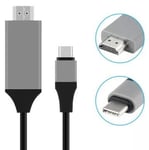 CÂBLE ADAPTATEUR MHL USB-C vers HDMI 4K MACBOOK,JL2685