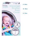 Universal Stroller Rain Cover Buggy Rain cover For Baby Pushchair Pram Clear UK