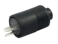 DIN-kontakt svart 8330