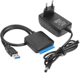 Domybest Adaptateur USB 3.0 vers SATA Cable de Conversion USB 3.0 vers SATA Transmission Rapide Adaptateur de Disque Dur SSD Externe 2,5/3,5 Pouces