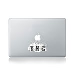 THC Vinyl Sticker for Macbook (13/15) or Laptop by George Birch