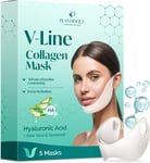 Plantifique Face Mask V-Line 5 PCS with Hyaluronic Acid V Shape Face Tape Mask