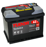 Tudor TECHNICA 12V 62Ah TB621