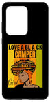 Galaxy S20 Ultra Black Independence Day - Love a Black Camper Girl Case