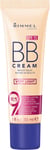 Rimmel London BB Cream 9-in-1 Lightweight Formula with Brightening Effect and SP