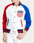 Polo Ralph Lauren Shield Baseball Mens Top Jacket Large
