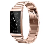 Fitbit Charge 3 Steel Hocolike Stainless Strap Rose Gold