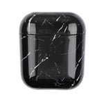 Marble Deksel for Apple AirPods (1 &amp; 2. gen.) Charging Case - Svart