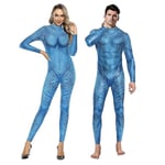 Snabb leverans Film Avatar The Way Of Water Alien Cosplay 3d Jumpsuit Kvinnor Män Avatar Cosplay Kostym Halloween Zenti Party Bodysuit B142 254 S