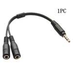Y Splitter Cable Cord Headphone Aux 1pc