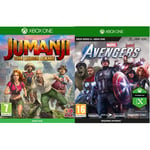 Jumanji: The Video Game (Xbox One) & Marvel's Avengers with Iron Man Digital Comic (Exclusive to Amazon.co.uk) (Xbox One)