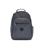Kipling SEOUL, Large Backpack with Laptop Protection 15 Inch, 44 cm, 27 L, 0.65 kg, Active Denim