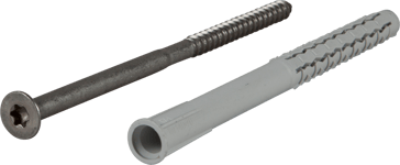ESSVE GXL 404033 Fasadplugg Ø10 mm, TX40, A4, försänkt huvud 140 mm, 20-pack