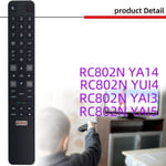fjärrkontroll ersättning remote för TCL RC802N YUI4 YAI2 YUI5 YL RC802N YAI4