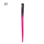 Hair Extension Single Clip Hairpieces Synthetic 21