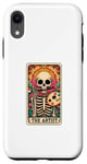 Coque pour iPhone XR The Artist Carte de tarot Halloween Squelette Gothique Magique