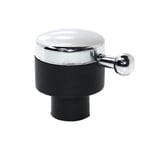 Hotplate Hob Control Knob Switch Black Chrome for Rangemaster Cooker Oven