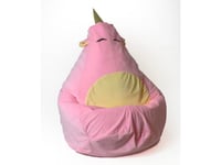 Enhörning Rosa L 105 X 80 Cm Sako Väska Pouffe