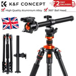 K&F CONCEPT Professional Photography Tripod Aluminum Alloy Camera Tripod UK K0J9