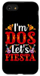 Coque pour iPhone SE (2020) / 7 / 8 I'm Dos Let's Fiesta Sombrero 2 ans 2ème anniversaire enfant