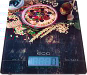 Ecg Kv 1021 Berries, Elektronisk Köksvåg, 10 Kg, 1 G, Multifärg, Glas, Plast, Glas