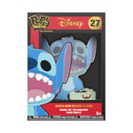 Funko Large Pop! Enamel Pin - Disney: Lilo and Stitch - Stitch With Record Player - Disney: Lilo & Stitch Enamel Pins - Cute Collectable Novelty Brooch - for Backpacks & Bags - Gift Idea