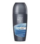 Dove Men+Care Advanced Clean Comfort Anti-Perspirant Deodorant Roll On with Triple Action Technology for 72hour protection 50ml