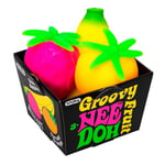 NeeDoh Groovy Fruit – 3 färgglada klämfrukter / stressbollar