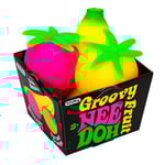 NeeDoh Groovy Fruit – 3 färgglada klämfrukter / stressbollar