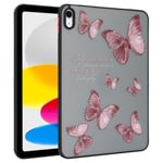 iPad 10.9" 2022 / iPad 11" 2025 skal med tryck - Fjäril