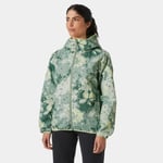 Helly Hansen Women's Graphic Rain Jacket Grön XL