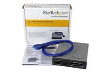 StarTech.com Intern USB 3.0 multikortläsare med stöd för UHS-II - kortläsare - USB 3.0