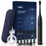 SEJOY Sonic Electric Toothbrush 8 Heads 5 Modes Travel Case Timer Rechargeable