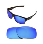 NEW POLARIZED ICE BLUE REPLACEMENT LENS FOR OAKLEY TWO FACE XL SUNGLASSES