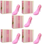 5 x Bad Girl Pink Women's Designer Perfume EDP Ladies Fragrance 100ml New Each